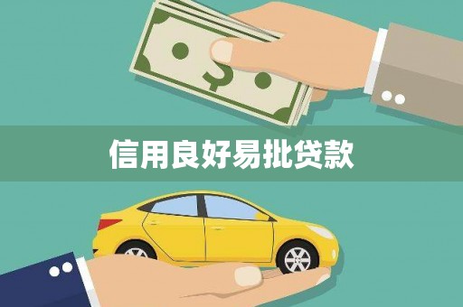 桃山信用良好易批贷款