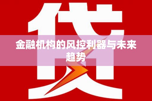 桃山金融机构的风控利器与未来趋势