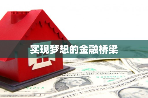 桃山实现梦想的金融桥梁