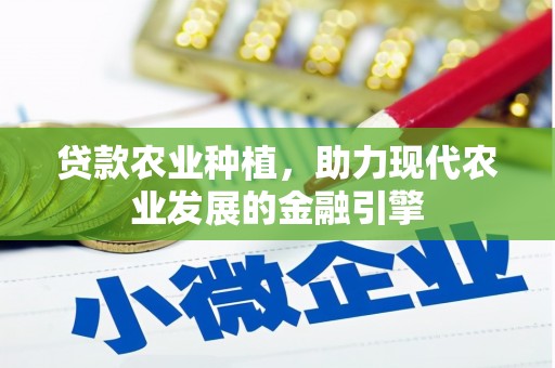桃山贷款农业种植，助力现代农业发展的金融引擎