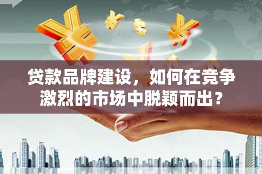 桃山贷款品牌建设，如何在竞争激烈的市场中脱颖而出？