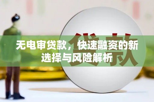 桃山无电审贷款，快速融资的新选择与风险解析