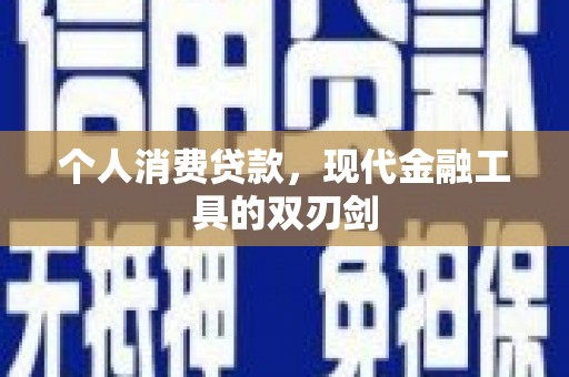 桃山个人消费贷款，现代金融工具的双刃剑