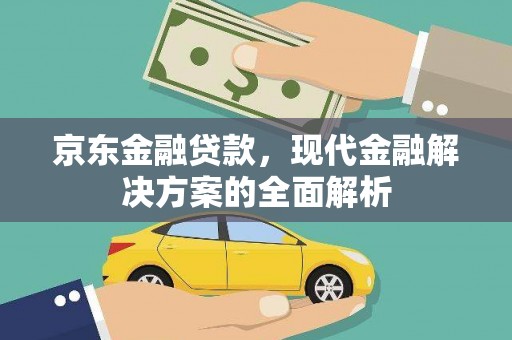 桃山京东金融贷款，现代金融解决方案的全面解析