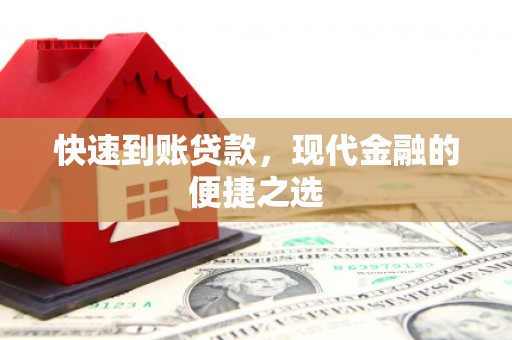 桃山快速到账贷款，现代金融的便捷之选