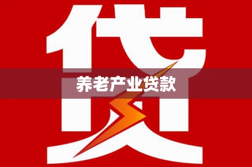 桃山养老产业贷款