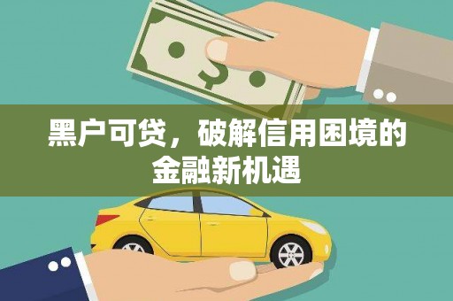 桃山黑户可贷，破解信用困境的金融新机遇