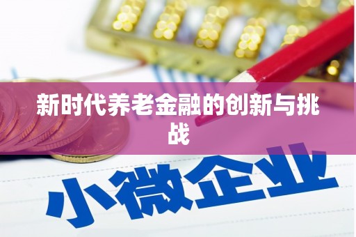 桃山新时代养老金融的创新与挑战
