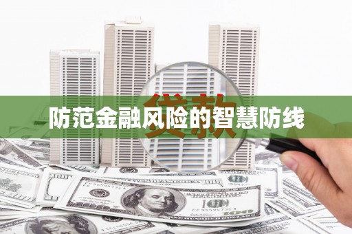 桃山防范金融风险的智慧防线