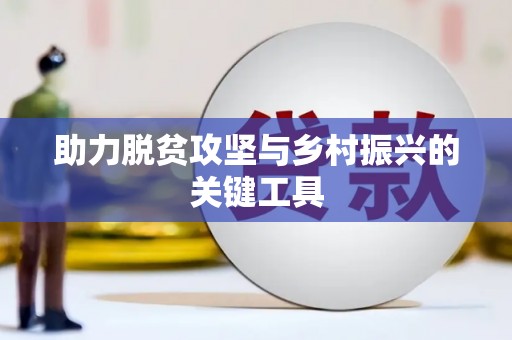 桃山助力脱贫攻坚与乡村振兴的关键工具