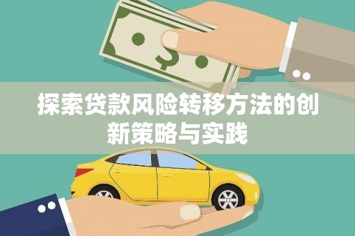 桃山探索贷款风险转移方法的创新策略与实践